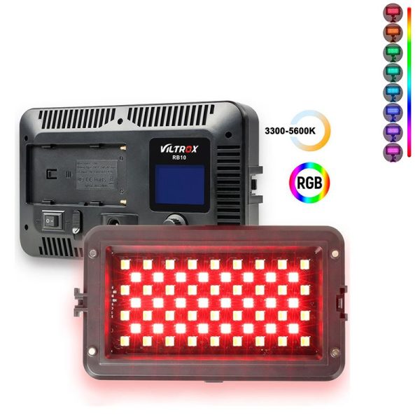 LED VILTROX RB10  RGB WITH DISPLAY