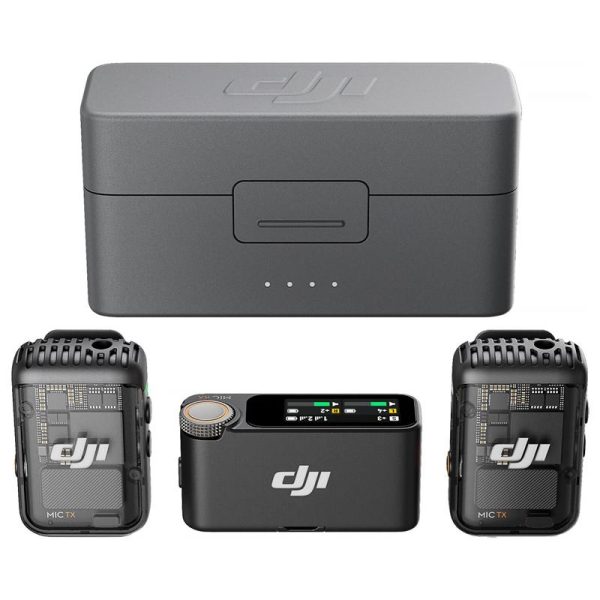 MICROFONE DJI  2 (2 TX + 1 RX + CHARGING CASE) (FCC) 