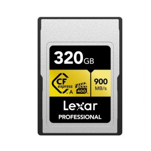 MEM CF EXPRESS 320GB LEXAR PROF TIPO A GOLD SERIES 900-800MB/S
