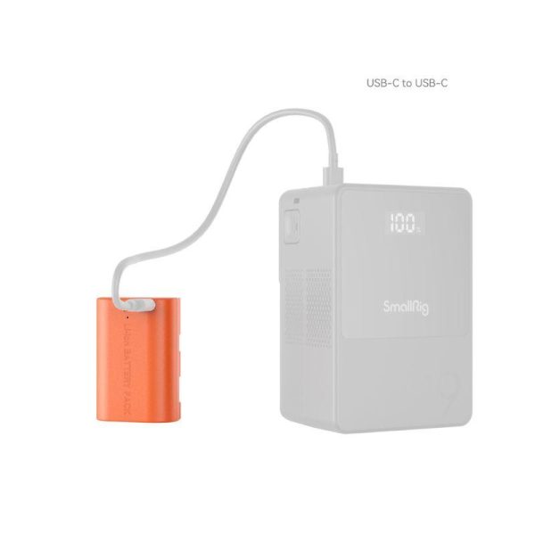 SMALLRIG BATERIA P/CANON RECARGABLE USB-C LP-E6NH ORANGE 4968 - Image 2
