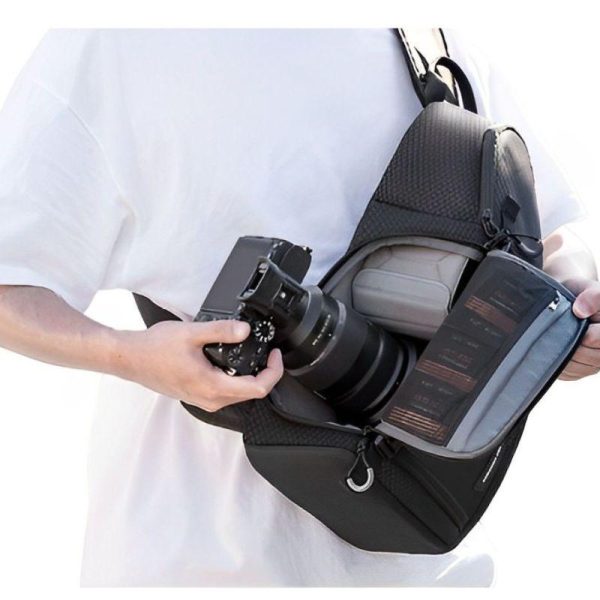 MOCHILA P/ CAMARA K&F TRANSVERSAL SLIM 10L BLACK (KF13.141) - Image 2