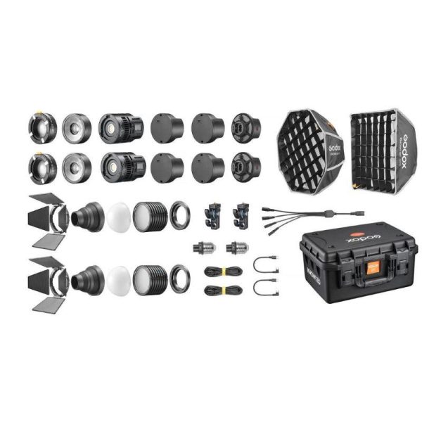 LED GODOX MS60BI BICOLOR 60W - KIT 2 LUCES