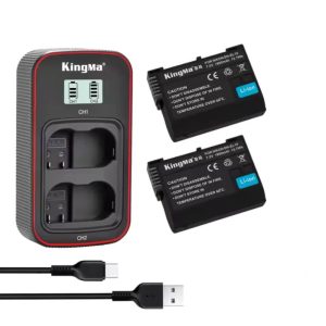 KIT KIGMA EN EL15 BATERIA + CARREGADOR