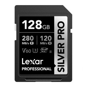 MEM SD 128GB LEXAR PROFESSIONAL SILVER PRO 280-120MB/S C10 (LSDSIPR128G-BNNNG)