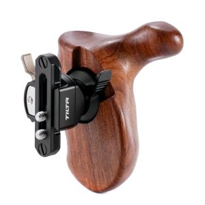 TILTA  RIGHT-SIDE WOODEN HANDLE (NATO RAIL, BLACK) # TA-AWH8-R-B